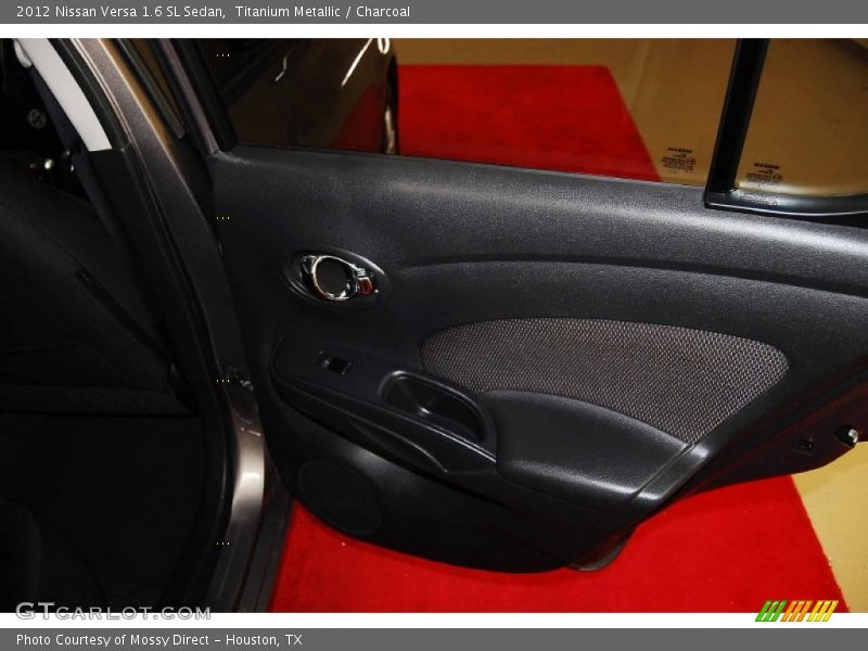 Titanium Metallic / Charcoal 2012 Nissan Versa 1.6 SL Sedan