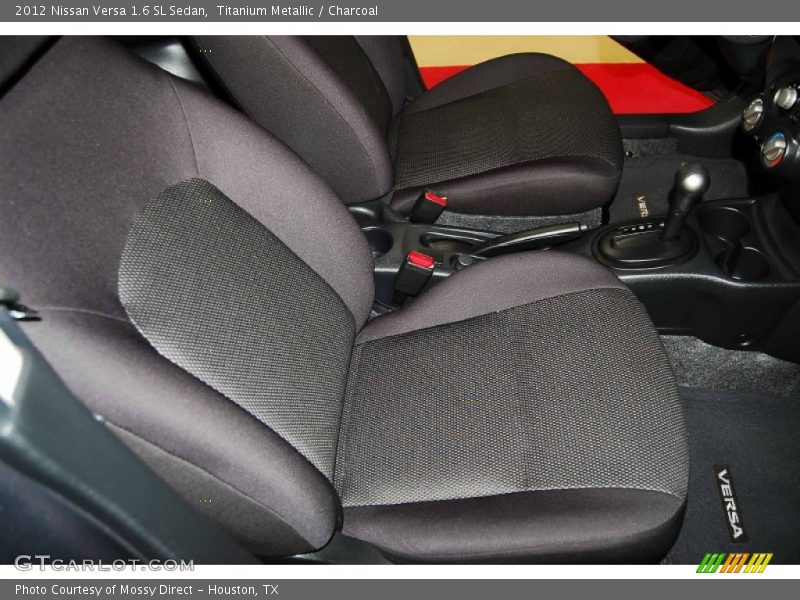 Titanium Metallic / Charcoal 2012 Nissan Versa 1.6 SL Sedan