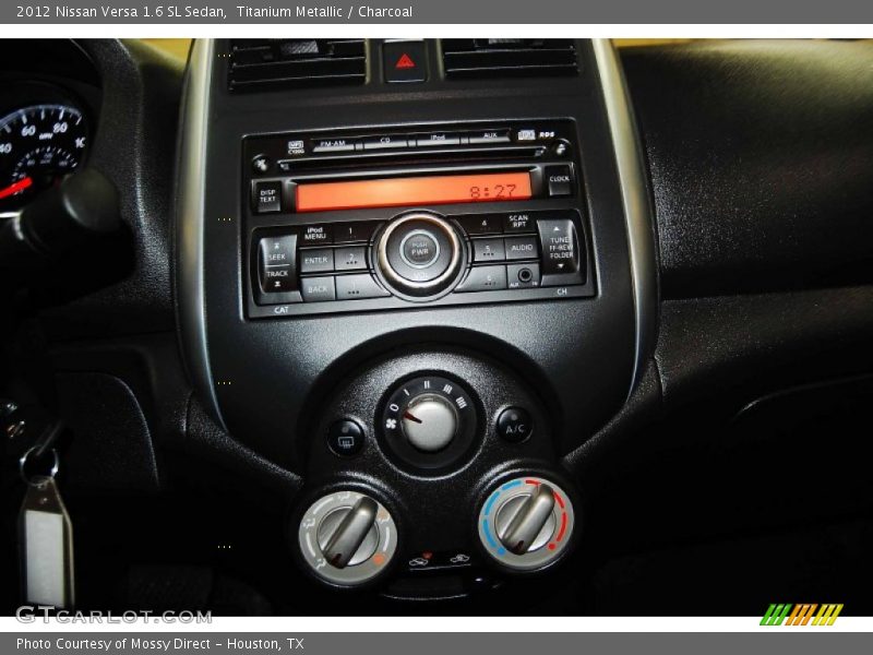 Titanium Metallic / Charcoal 2012 Nissan Versa 1.6 SL Sedan