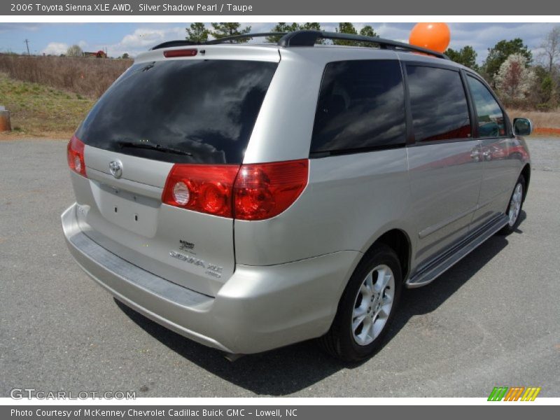 Silver Shadow Pearl / Taupe 2006 Toyota Sienna XLE AWD