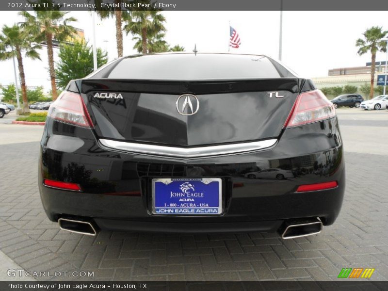 Crystal Black Pearl / Ebony 2012 Acura TL 3.5 Technology