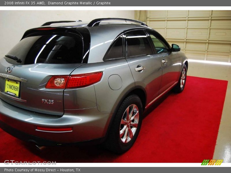 Diamond Graphite Metallic / Graphite 2008 Infiniti FX 35 AWD