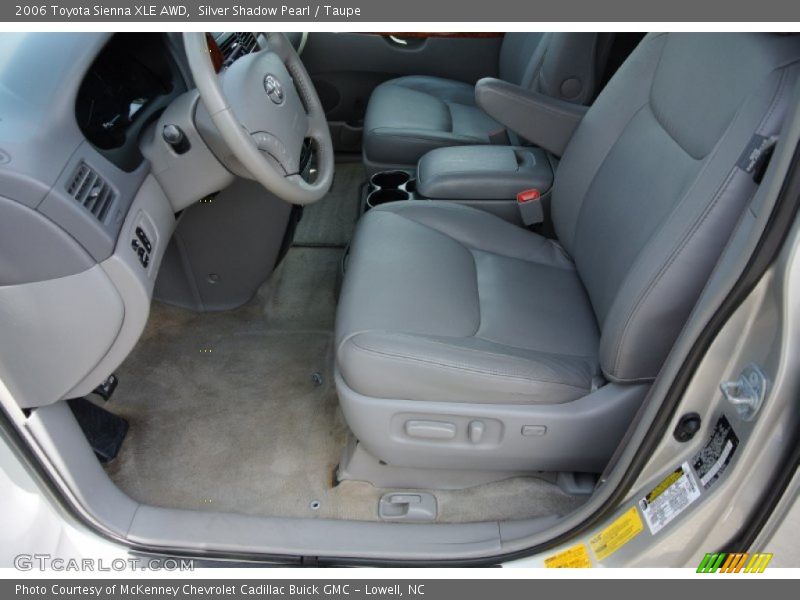Silver Shadow Pearl / Taupe 2006 Toyota Sienna XLE AWD