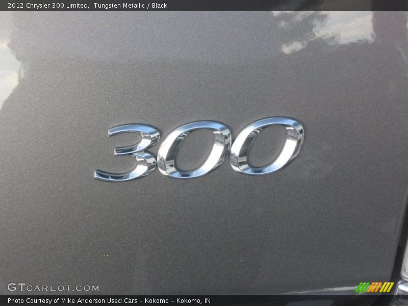 Tungsten Metallic / Black 2012 Chrysler 300 Limited