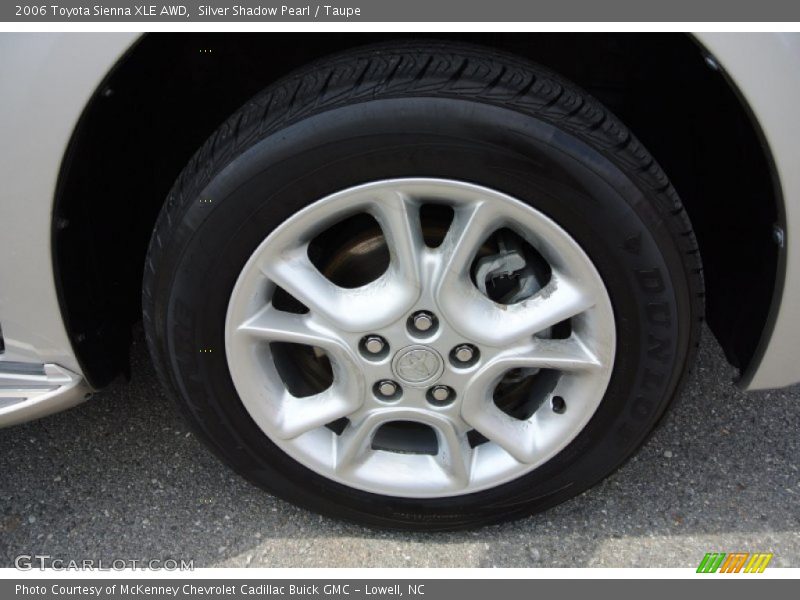 Silver Shadow Pearl / Taupe 2006 Toyota Sienna XLE AWD