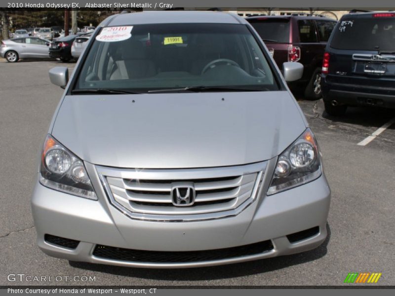 Alabaster Silver Metallic / Gray 2010 Honda Odyssey EX