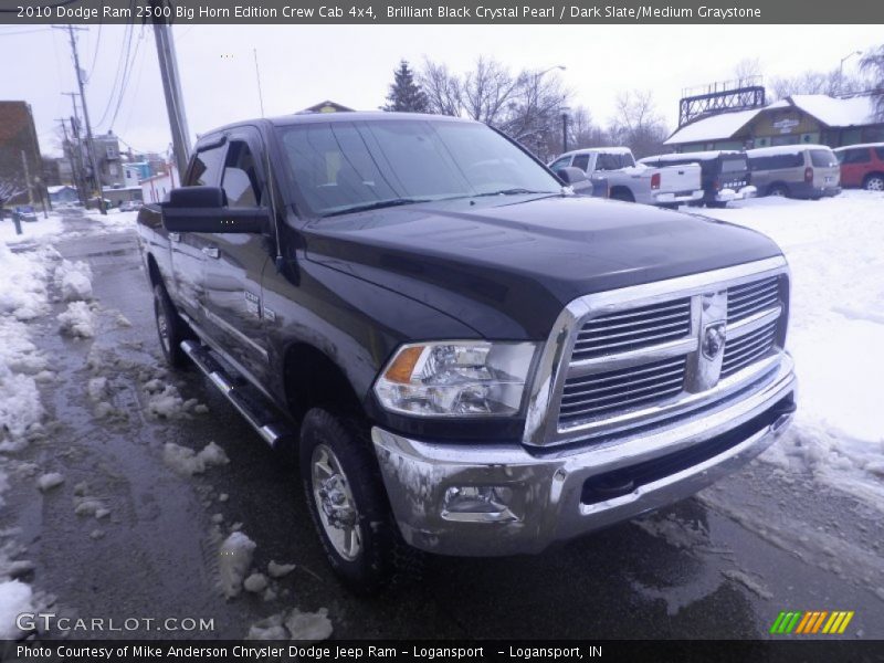 Brilliant Black Crystal Pearl / Dark Slate/Medium Graystone 2010 Dodge Ram 2500 Big Horn Edition Crew Cab 4x4
