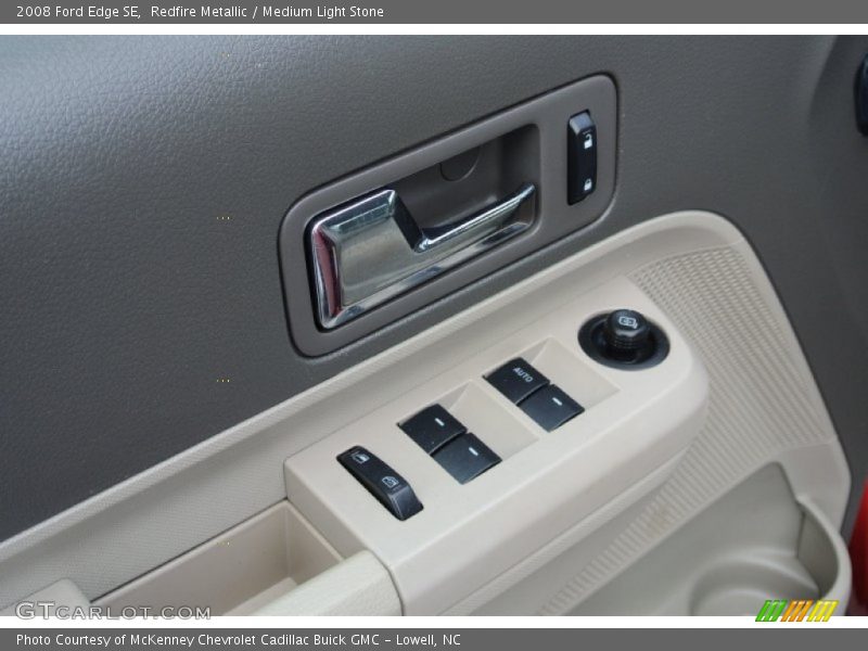 Redfire Metallic / Medium Light Stone 2008 Ford Edge SE
