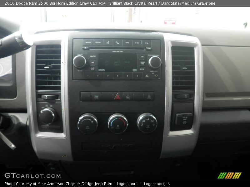 Brilliant Black Crystal Pearl / Dark Slate/Medium Graystone 2010 Dodge Ram 2500 Big Horn Edition Crew Cab 4x4