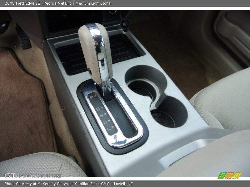 Redfire Metallic / Medium Light Stone 2008 Ford Edge SE