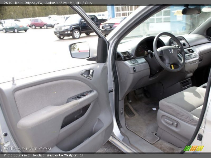 Alabaster Silver Metallic / Gray 2010 Honda Odyssey EX