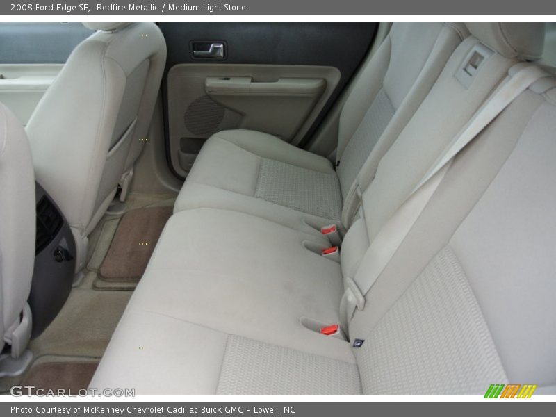 Redfire Metallic / Medium Light Stone 2008 Ford Edge SE