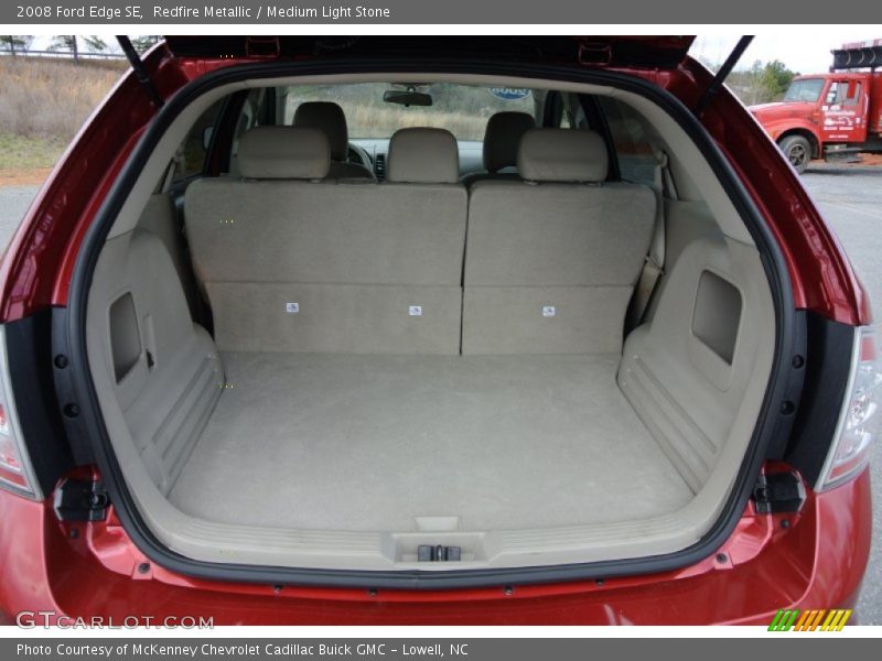 Redfire Metallic / Medium Light Stone 2008 Ford Edge SE