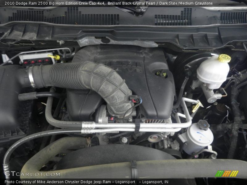 Brilliant Black Crystal Pearl / Dark Slate/Medium Graystone 2010 Dodge Ram 2500 Big Horn Edition Crew Cab 4x4