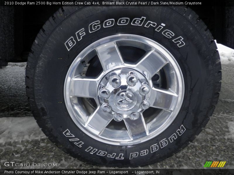 Brilliant Black Crystal Pearl / Dark Slate/Medium Graystone 2010 Dodge Ram 2500 Big Horn Edition Crew Cab 4x4