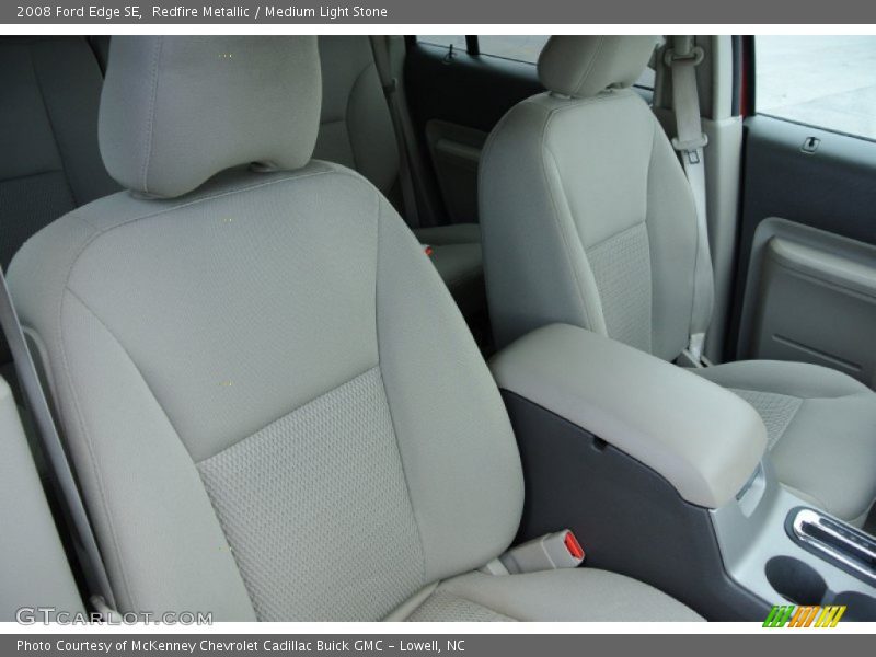Redfire Metallic / Medium Light Stone 2008 Ford Edge SE