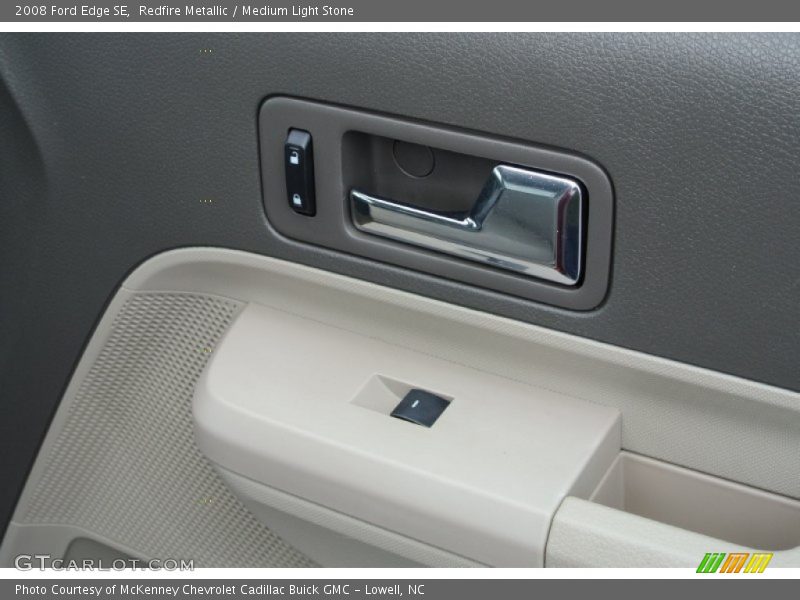 Redfire Metallic / Medium Light Stone 2008 Ford Edge SE