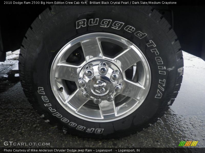 Brilliant Black Crystal Pearl / Dark Slate/Medium Graystone 2010 Dodge Ram 2500 Big Horn Edition Crew Cab 4x4