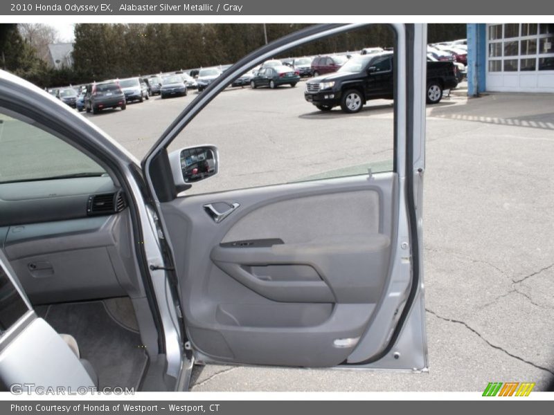 Alabaster Silver Metallic / Gray 2010 Honda Odyssey EX