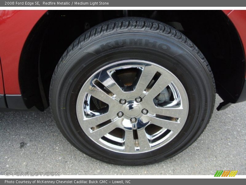 Redfire Metallic / Medium Light Stone 2008 Ford Edge SE