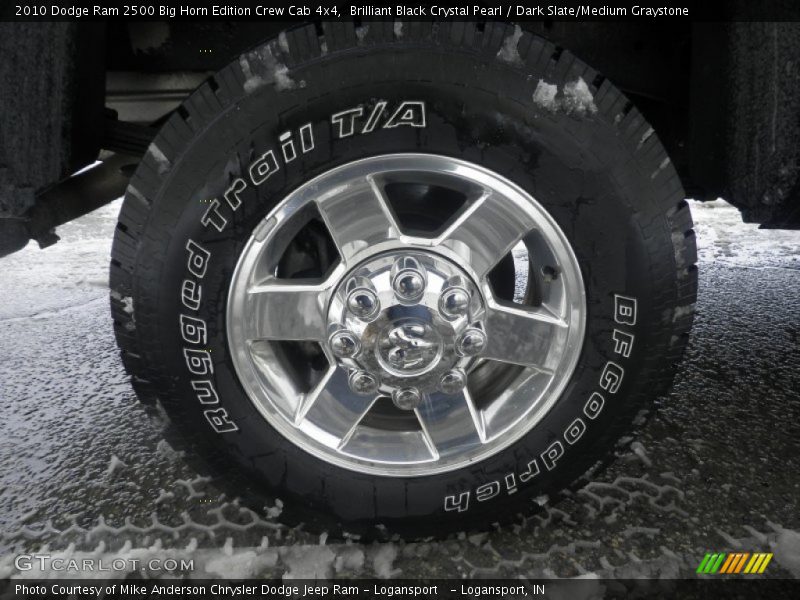 Brilliant Black Crystal Pearl / Dark Slate/Medium Graystone 2010 Dodge Ram 2500 Big Horn Edition Crew Cab 4x4