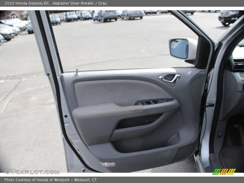 Alabaster Silver Metallic / Gray 2010 Honda Odyssey EX