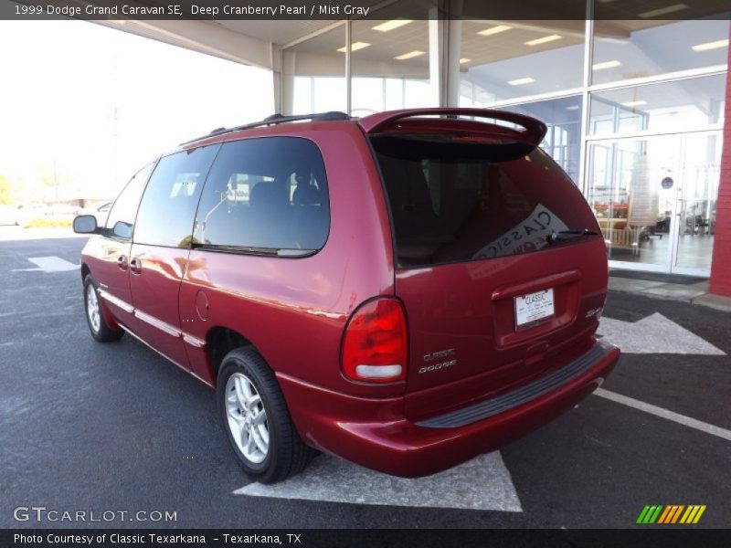 Deep Cranberry Pearl / Mist Gray 1999 Dodge Grand Caravan SE
