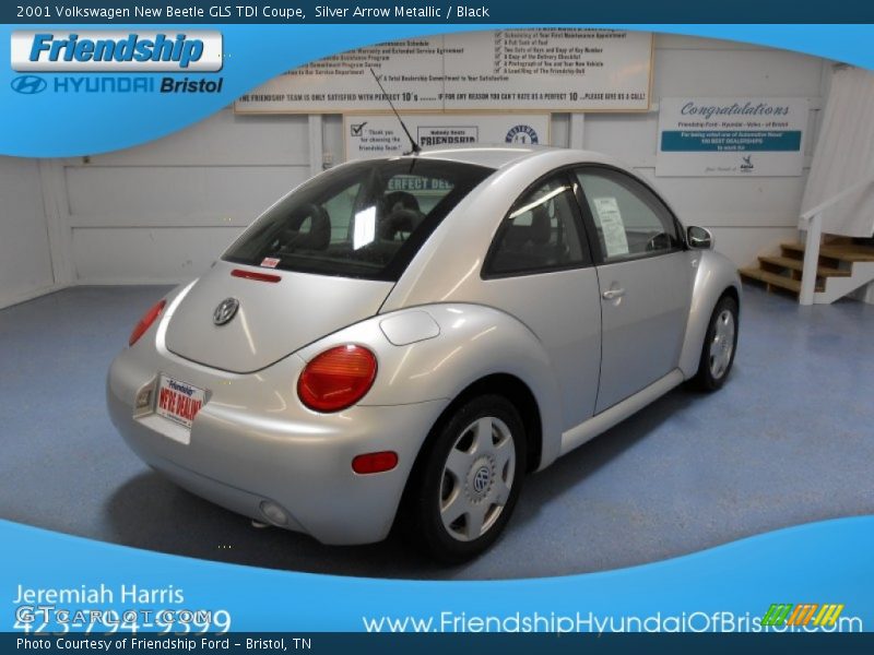 Silver Arrow Metallic / Black 2001 Volkswagen New Beetle GLS TDI Coupe