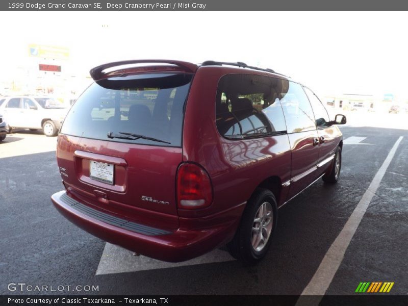 Deep Cranberry Pearl / Mist Gray 1999 Dodge Grand Caravan SE