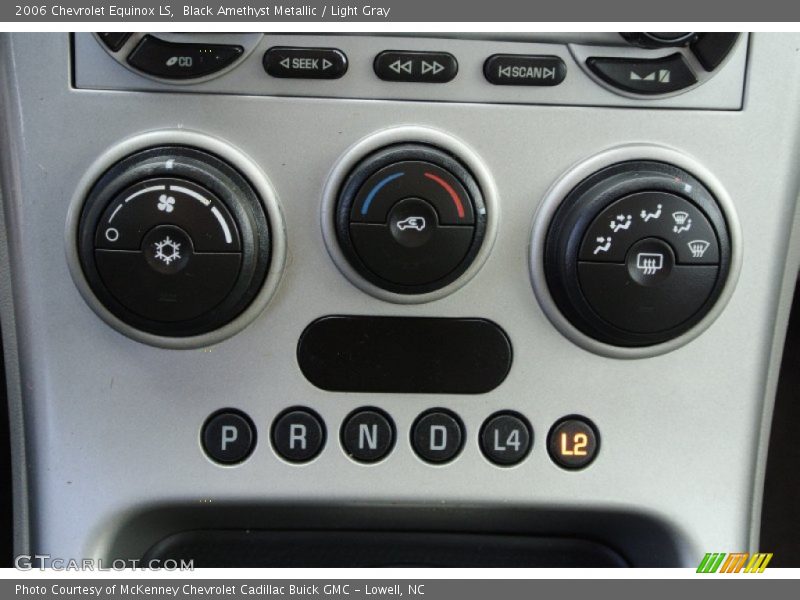 Black Amethyst Metallic / Light Gray 2006 Chevrolet Equinox LS