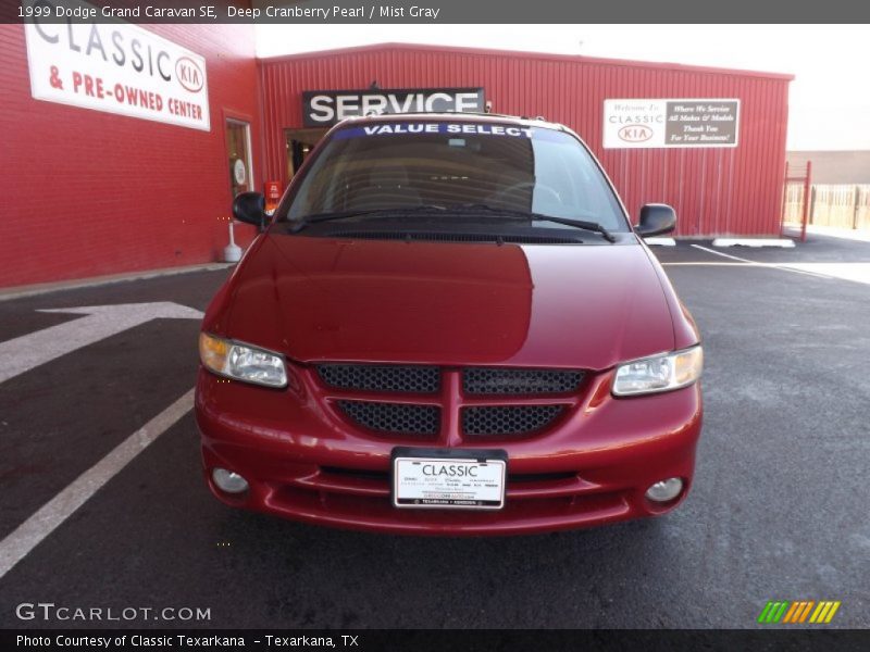 Deep Cranberry Pearl / Mist Gray 1999 Dodge Grand Caravan SE