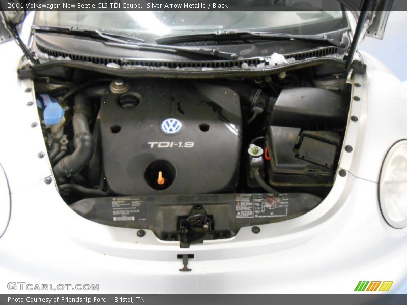 Silver Arrow Metallic / Black 2001 Volkswagen New Beetle GLS TDI Coupe