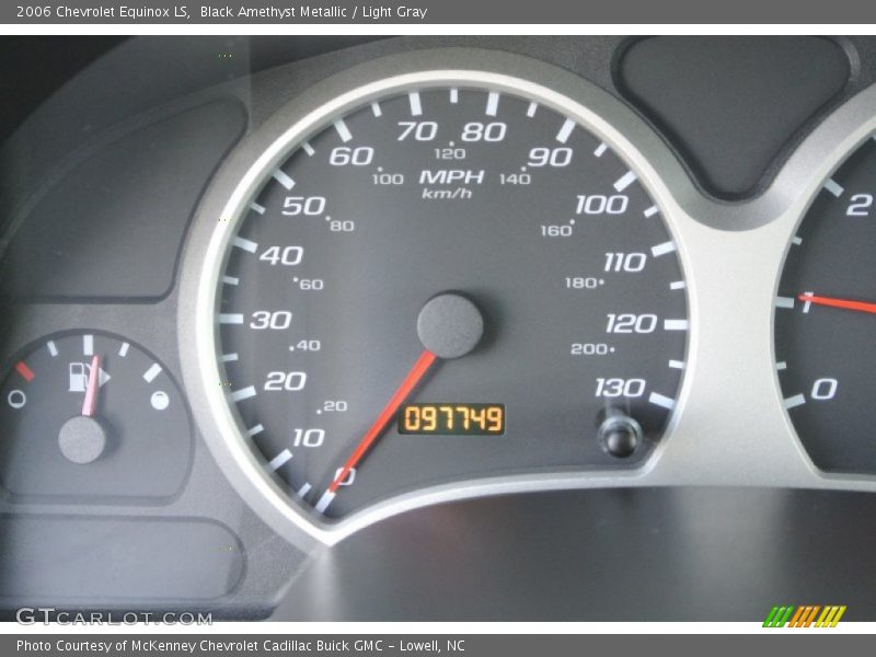 Black Amethyst Metallic / Light Gray 2006 Chevrolet Equinox LS