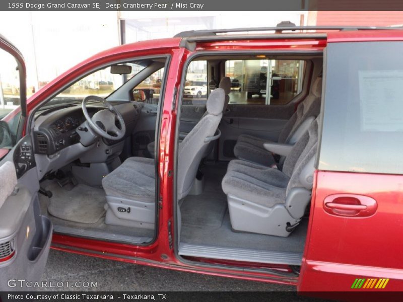 Deep Cranberry Pearl / Mist Gray 1999 Dodge Grand Caravan SE