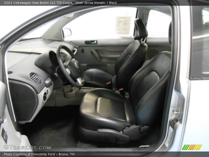 Silver Arrow Metallic / Black 2001 Volkswagen New Beetle GLS TDI Coupe