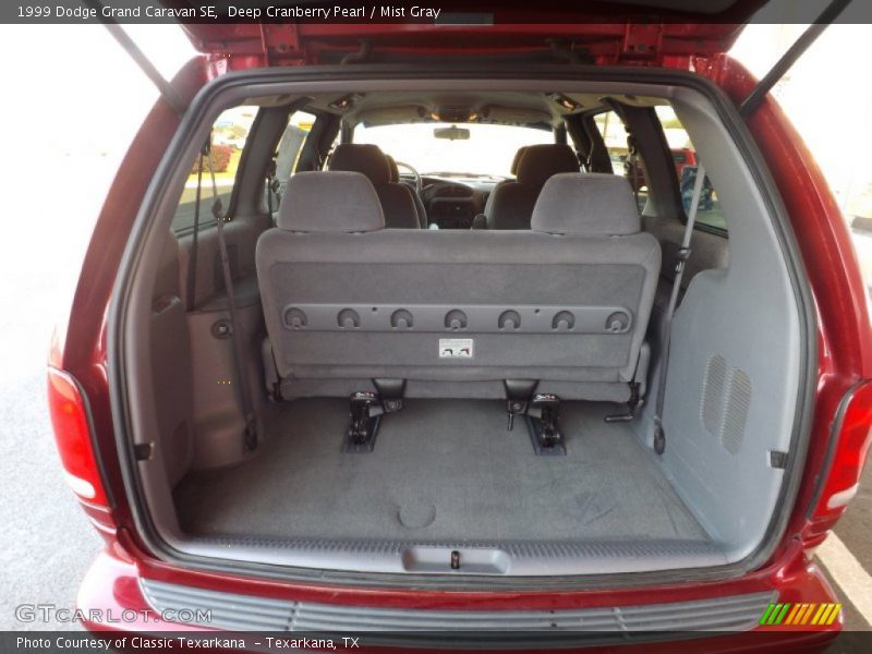 Deep Cranberry Pearl / Mist Gray 1999 Dodge Grand Caravan SE