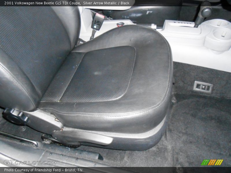 Silver Arrow Metallic / Black 2001 Volkswagen New Beetle GLS TDI Coupe