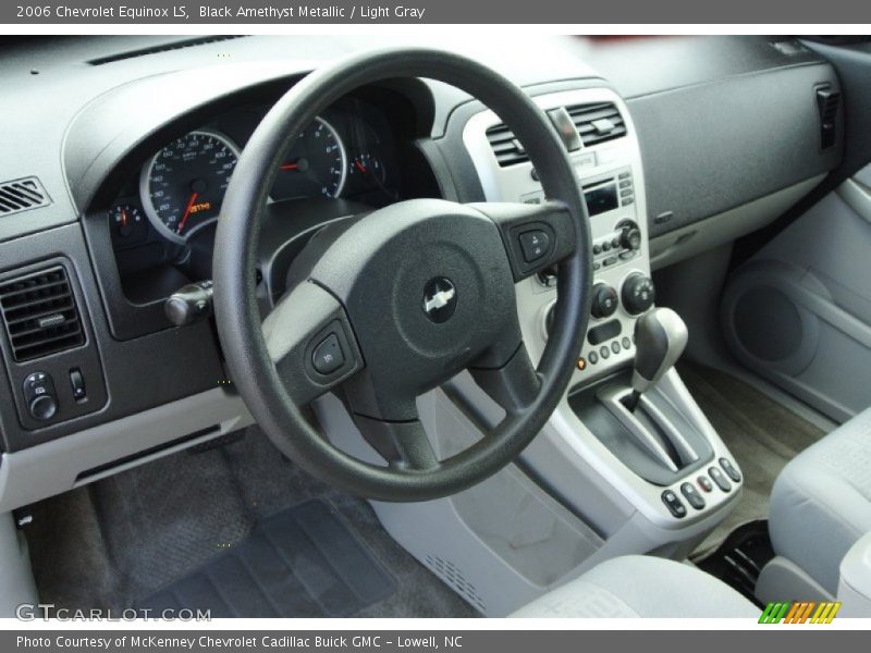 Black Amethyst Metallic / Light Gray 2006 Chevrolet Equinox LS