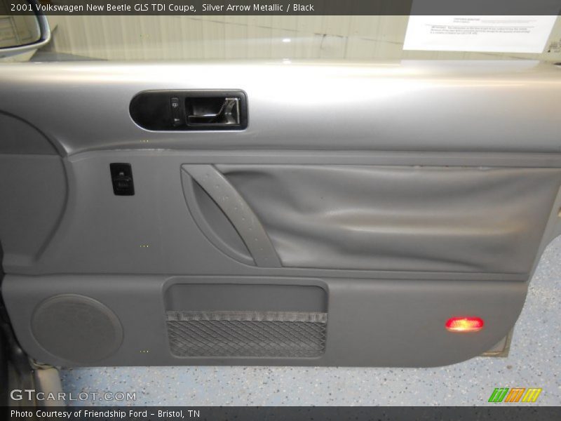 Silver Arrow Metallic / Black 2001 Volkswagen New Beetle GLS TDI Coupe