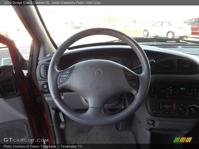 Deep Cranberry Pearl / Mist Gray 1999 Dodge Grand Caravan SE