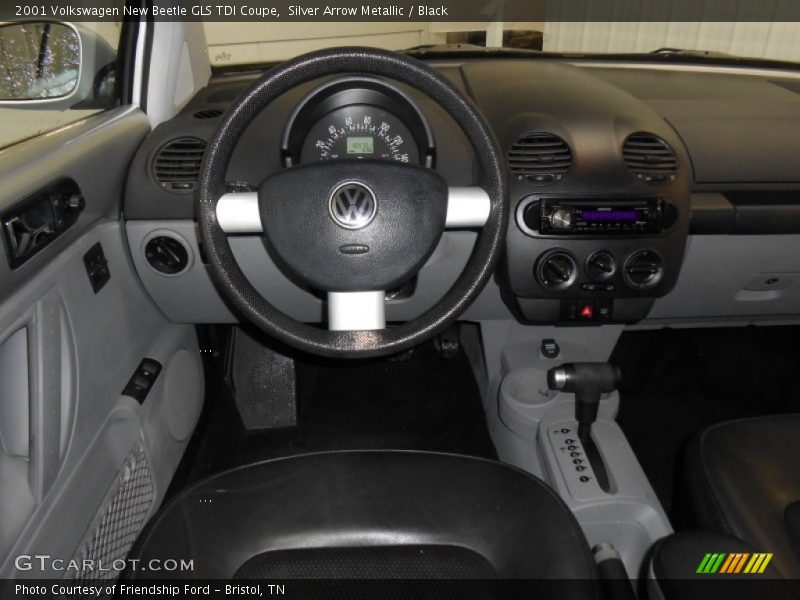 Silver Arrow Metallic / Black 2001 Volkswagen New Beetle GLS TDI Coupe