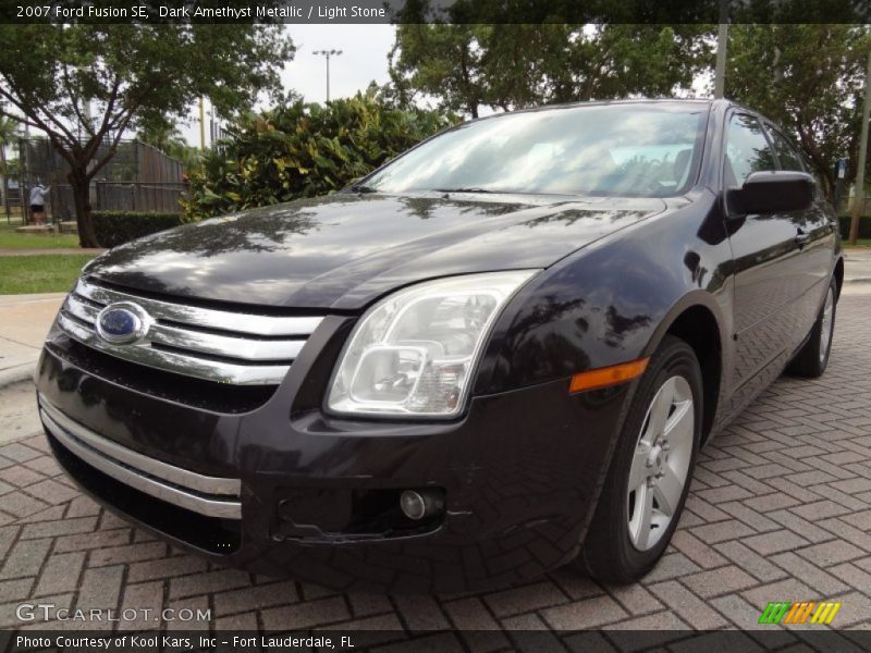Dark Amethyst Metallic / Light Stone 2007 Ford Fusion SE