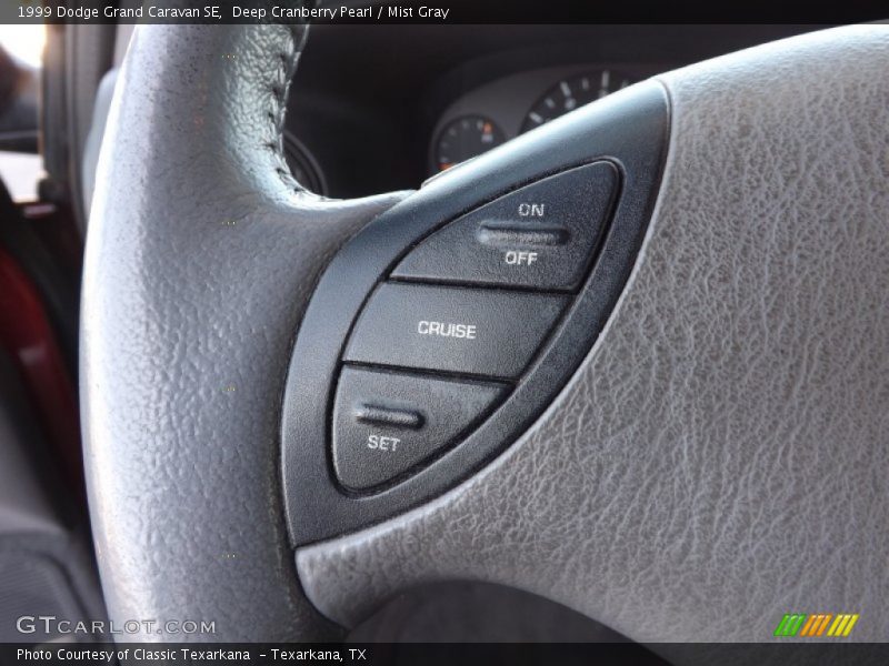 Deep Cranberry Pearl / Mist Gray 1999 Dodge Grand Caravan SE