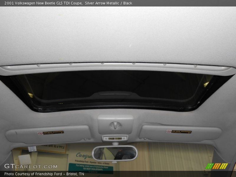 Silver Arrow Metallic / Black 2001 Volkswagen New Beetle GLS TDI Coupe