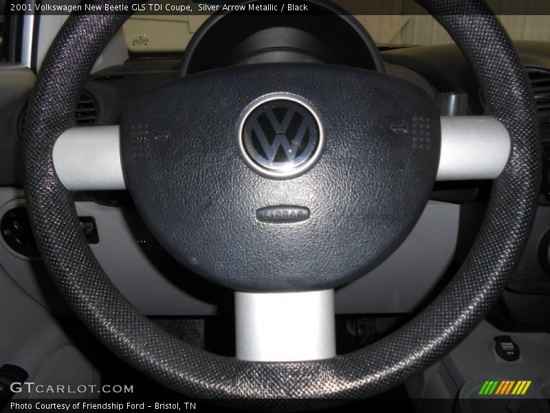 Silver Arrow Metallic / Black 2001 Volkswagen New Beetle GLS TDI Coupe