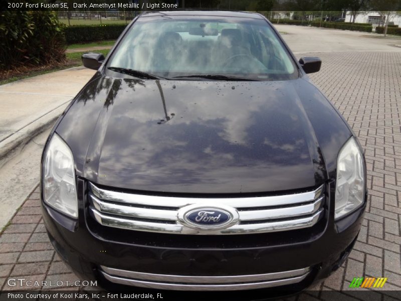 Dark Amethyst Metallic / Light Stone 2007 Ford Fusion SE