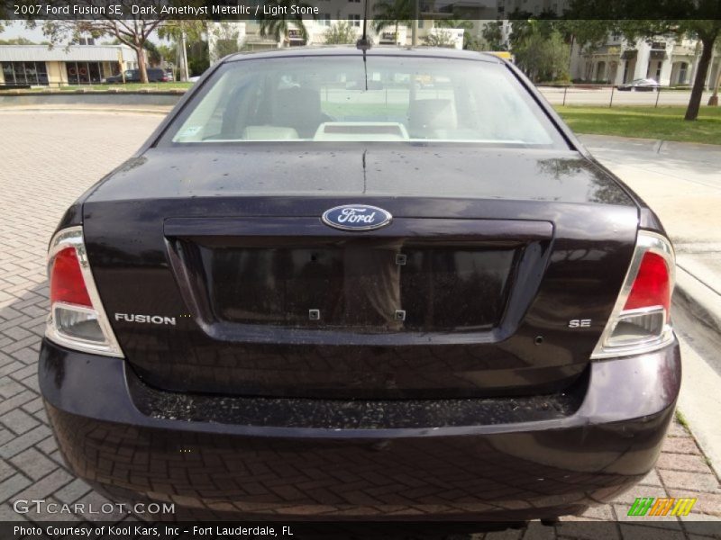 Dark Amethyst Metallic / Light Stone 2007 Ford Fusion SE