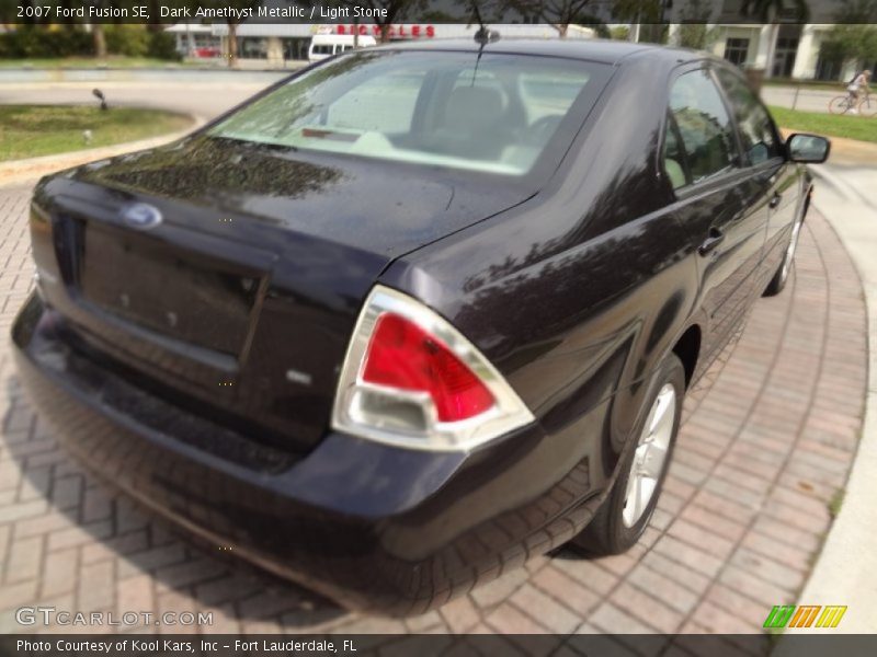 Dark Amethyst Metallic / Light Stone 2007 Ford Fusion SE