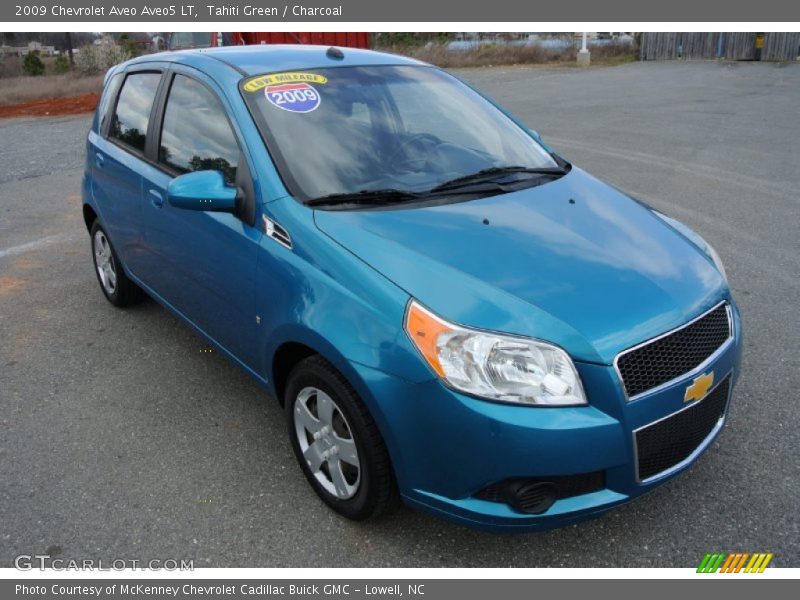 Tahiti Green / Charcoal 2009 Chevrolet Aveo Aveo5 LT