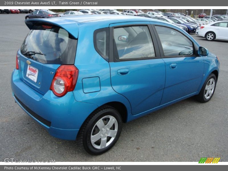Tahiti Green / Charcoal 2009 Chevrolet Aveo Aveo5 LT